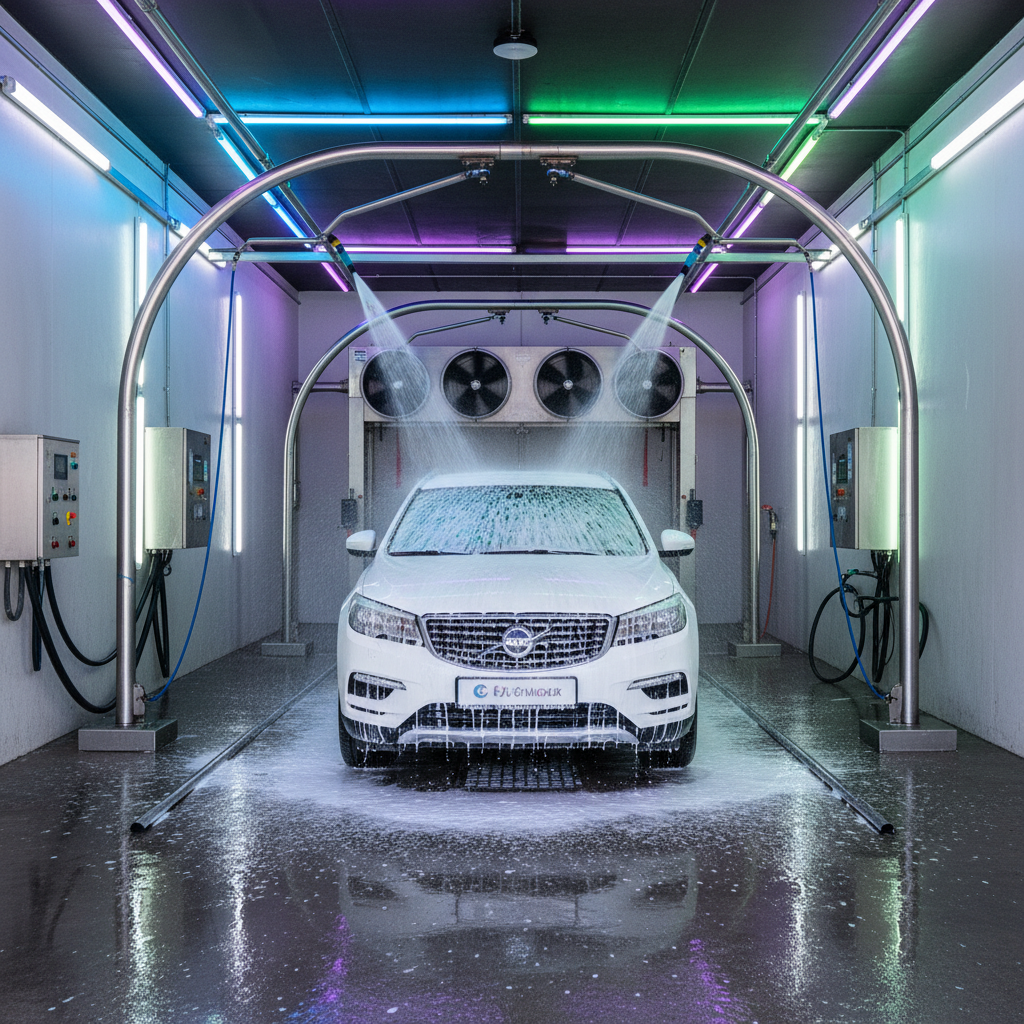 фото Технология бесконтактной мойки автомобилей: принципы и оборудование