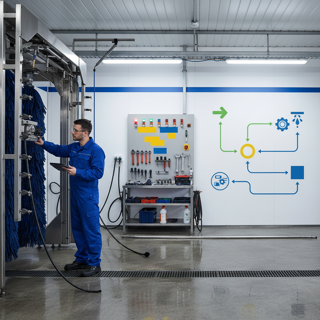 фото Обслуживание оборудования автомойки: график и рекомендации