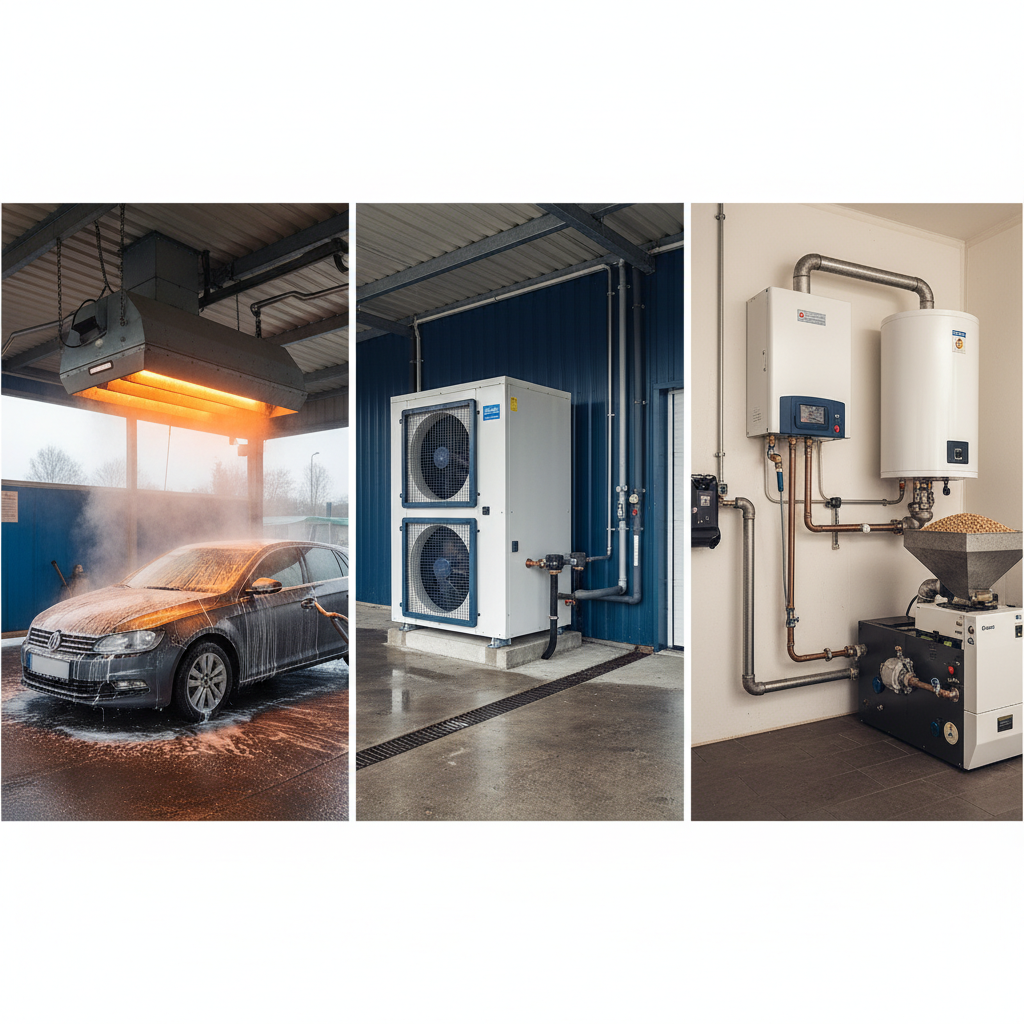 фото Отопление автомойки: варианты для круглогодичной работы