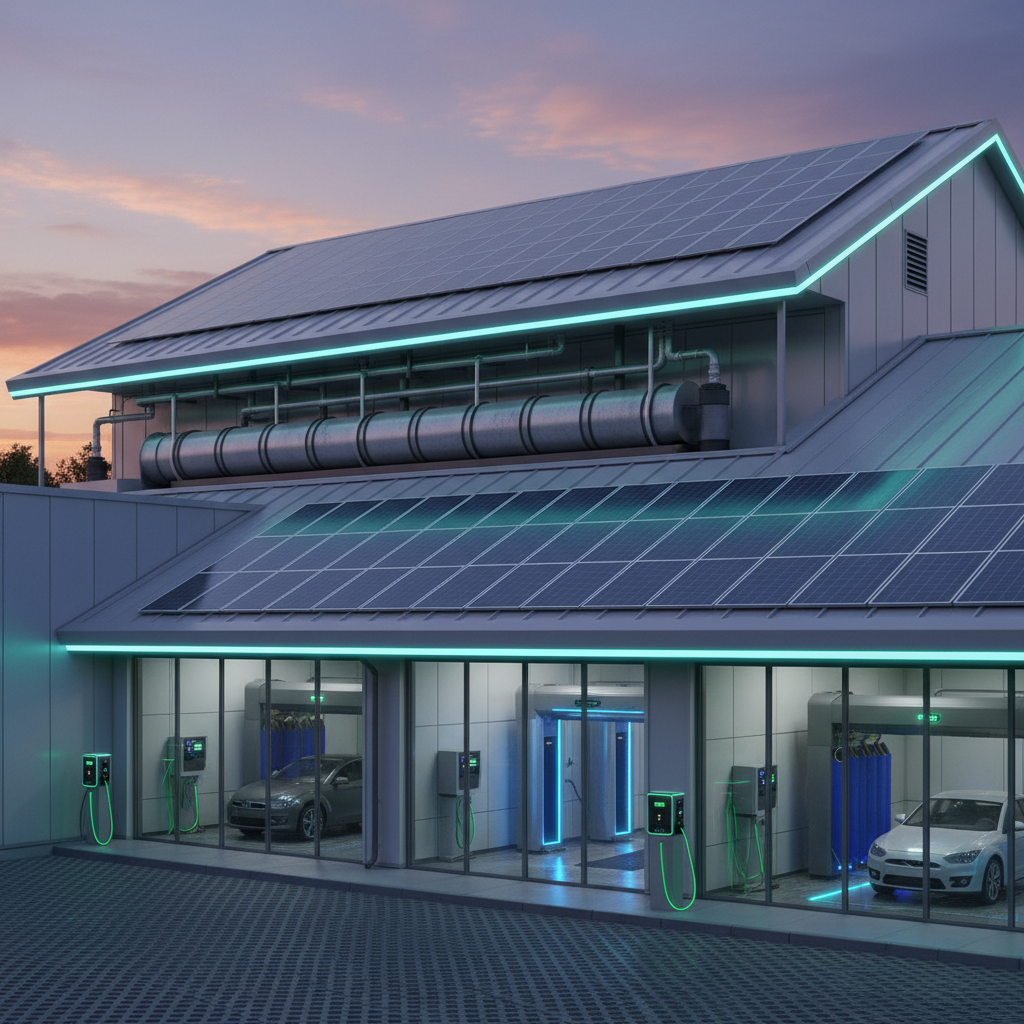 фото Энергоэффективность автомойки: как снизить затраты на электричество