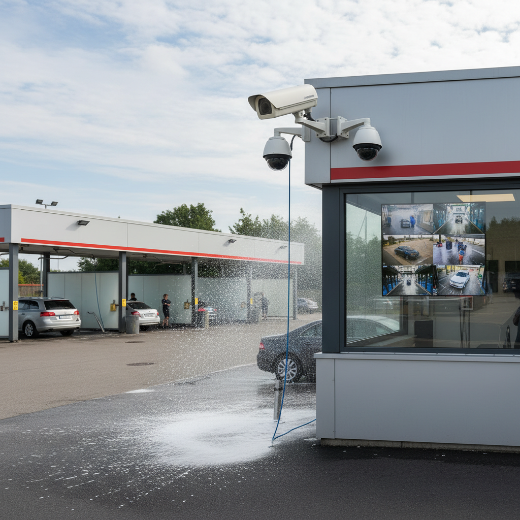 фото Система видеонаблюдения для автомойки: зачем нужна и как выбрать