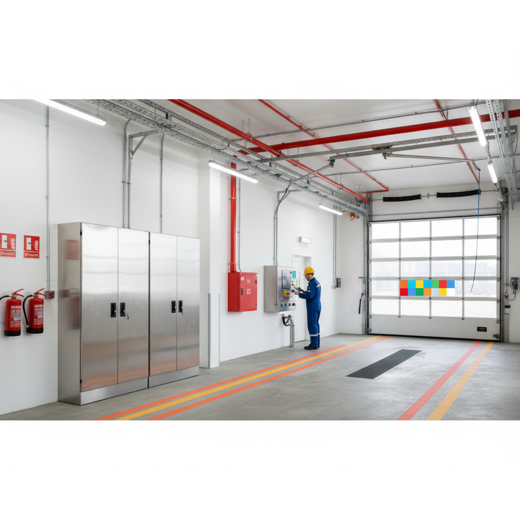 фото Пожарная безопасность автомойки: нормы и оборудование