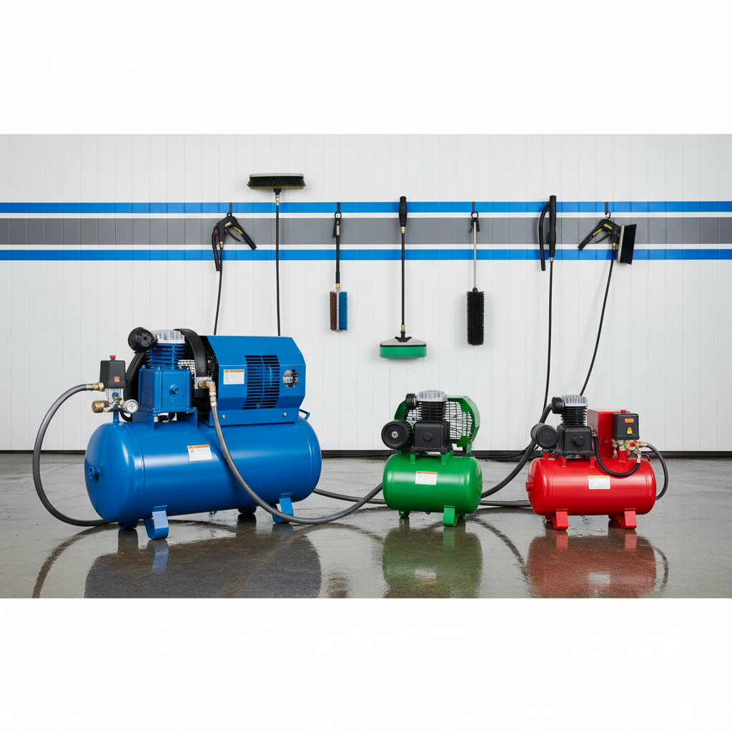 фото Выбор компрессора для автомойки: параметры и производители