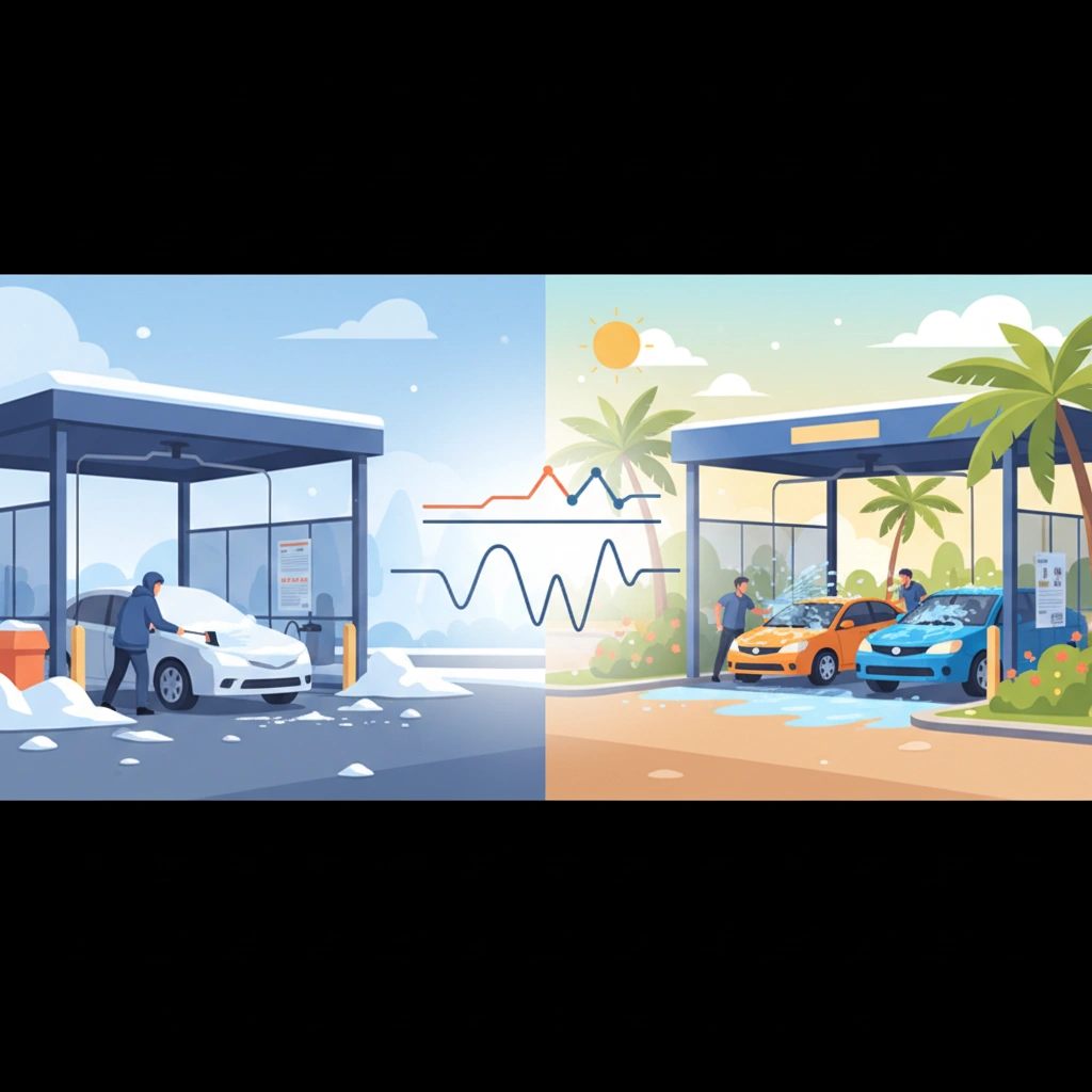 фото Сезонность бизнеса автомойки: как сгладить колебания