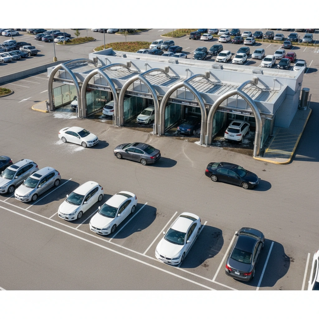 фото Парковка у автомойки: нормативы и организация