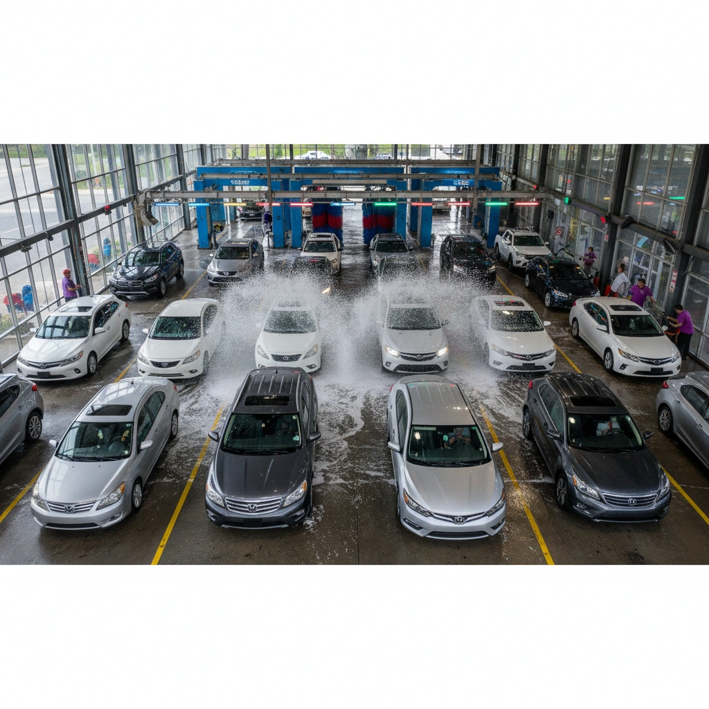 фото Очереди на автомойке: как оптимизировать поток клиентов