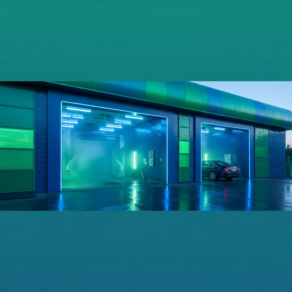 фото Цветовое решение автомойки: психология восприятия