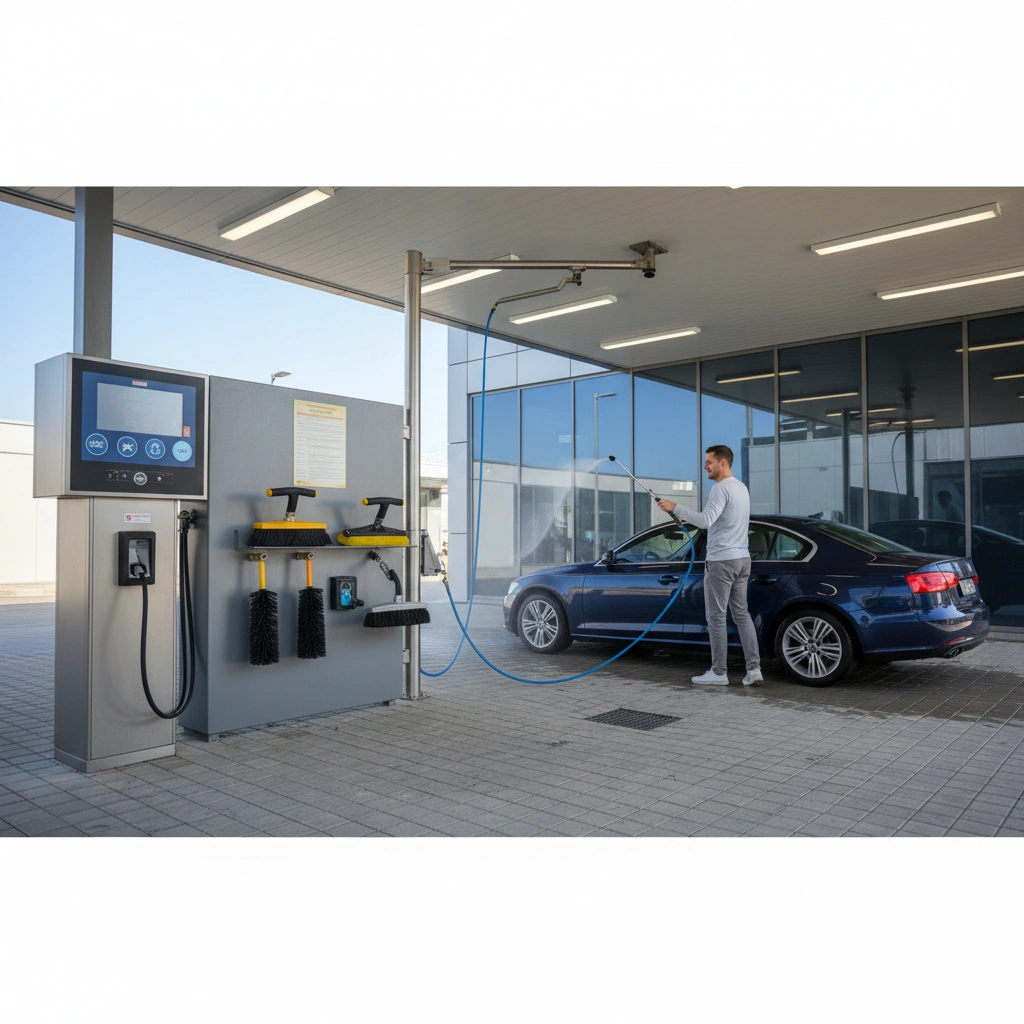 фото Эргономика поста автомойки: удобство для клиента