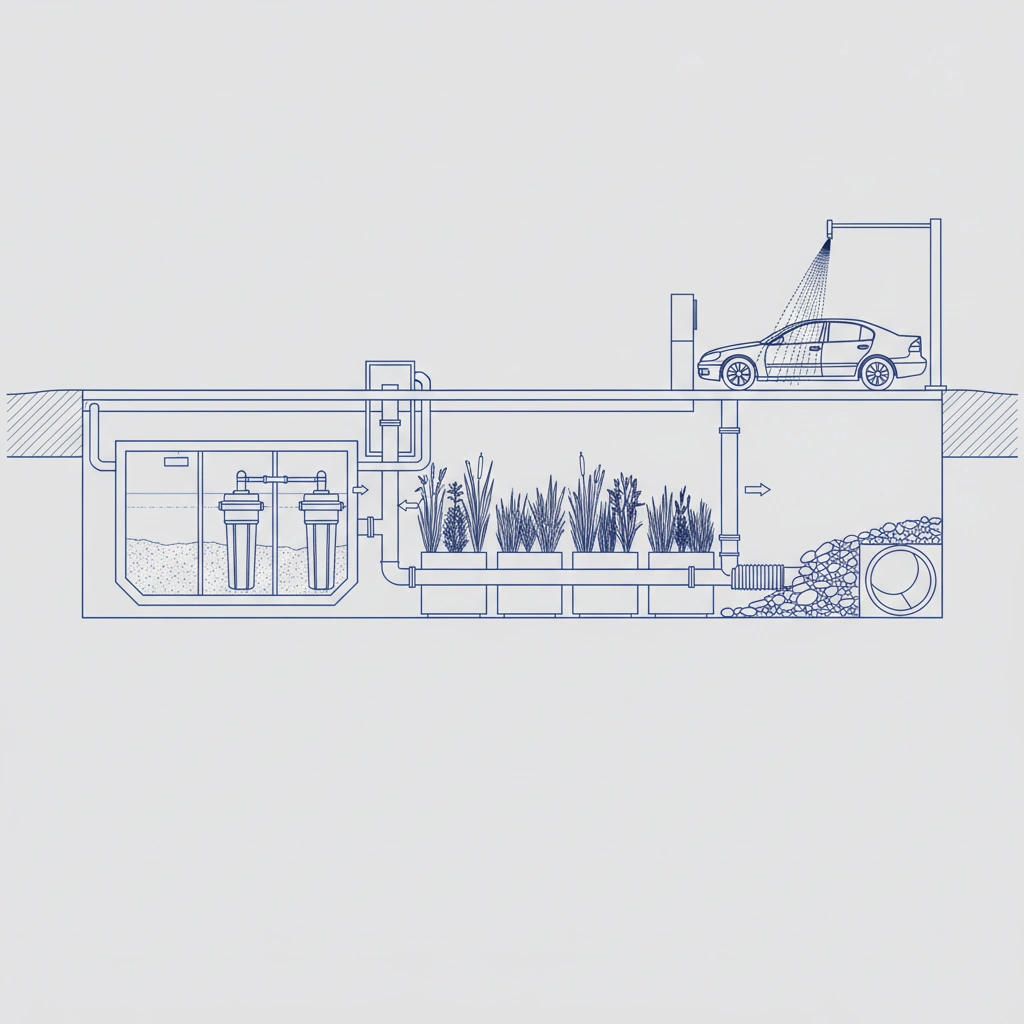 фото Ливнёвая канализация автомойки: проектирование